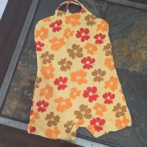 Zara Kids Floral One Piece - Red, Orange, Brown